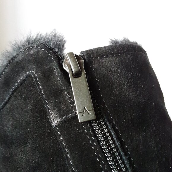 Aquatalia Women's Black Suede Winter Boot size 6.5M - Picture 9 of 10